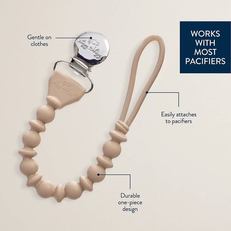 Itzy Ritzy | Itzy Paci Strap™ Silicone One-Piece Pacifier Clips