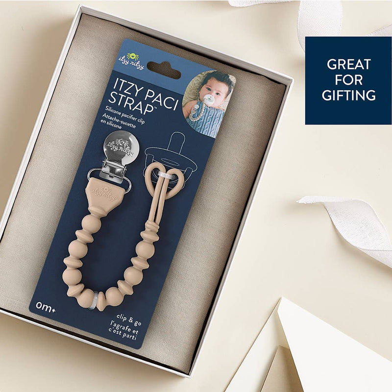 Itzy Ritzy | Itzy Paci Strap™ Silicone One-Piece Pacifier Clips