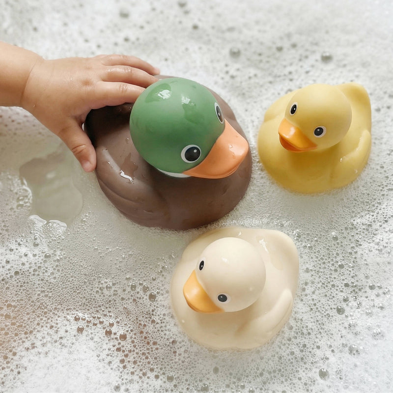 Itzy Ritzy | Itzy Ducky Family™ Bath + Water Table Toys | Mallard Family