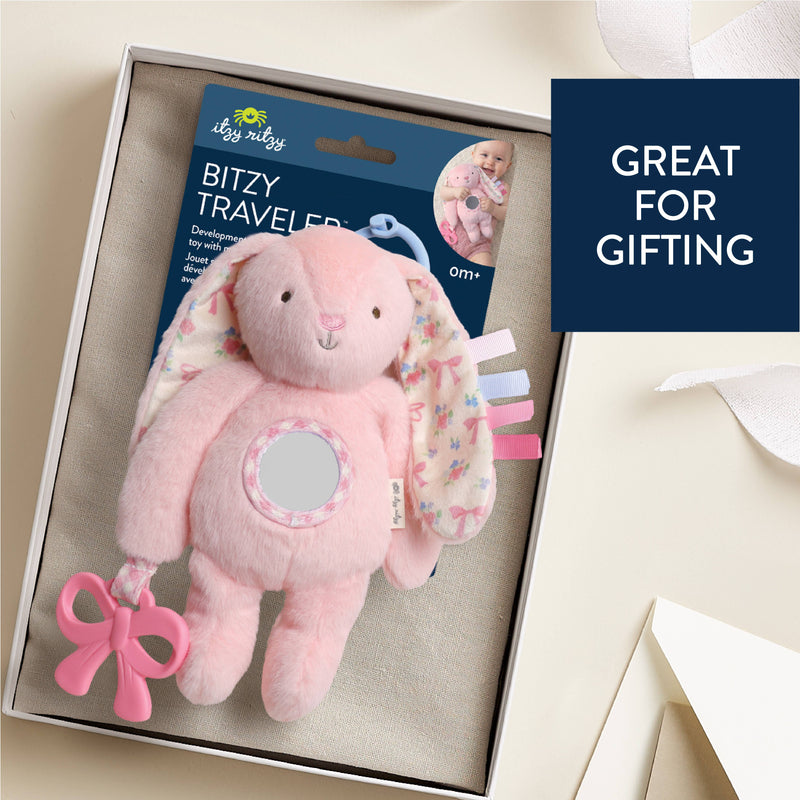 Itzy Ritzy | Bitzy Traveler™ | Pink Bunny