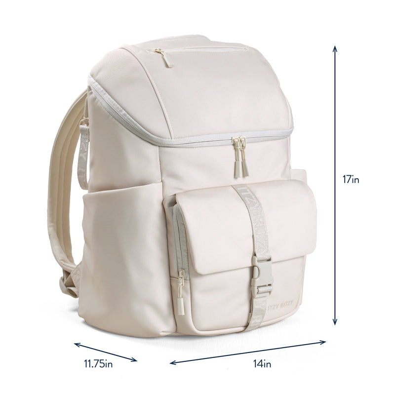 Itzy Ritzy | Belong Bucket Backpack™ Diaper Bag | Toast