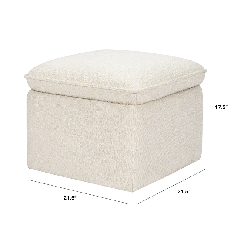 Babyletto Cali Storage Ottoman in Boucle