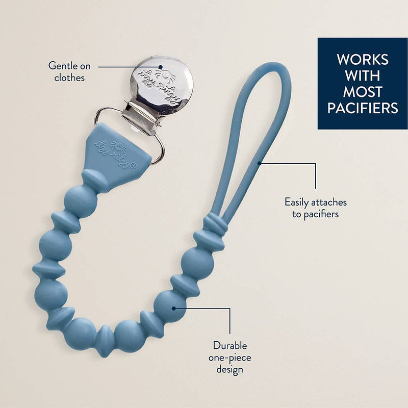 Itzy Ritzy | Itzy Paci Strap™ Silicone One-Piece Pacifier Clips