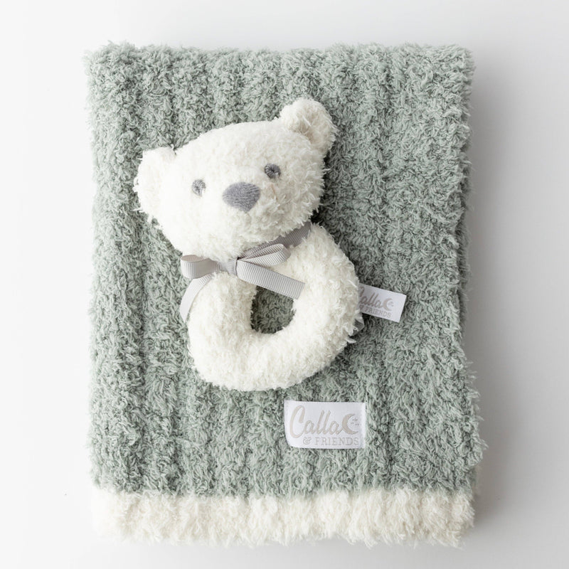 Calla & Friends | Little Snuggles Rattle | Bear