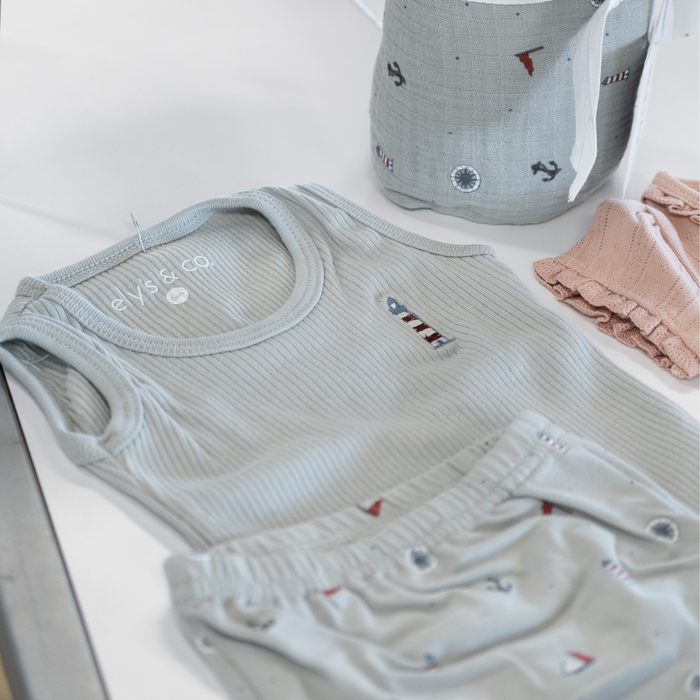 ely's & co | Jersey Cotton 2 Piece Set | Nautical