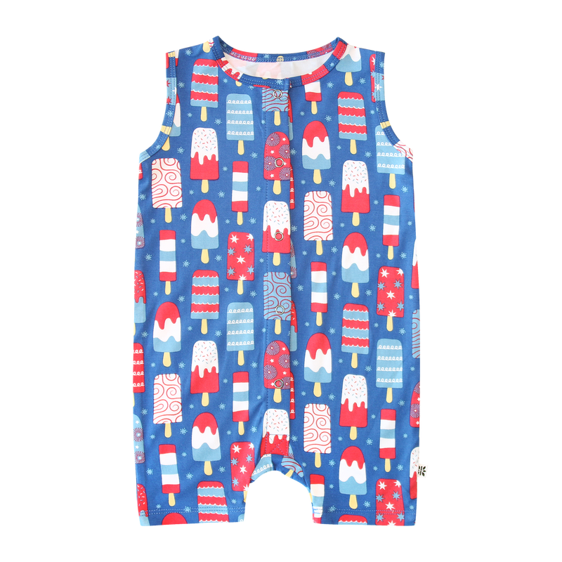 Sweet Bamboo | Tank Romper | Popsicles