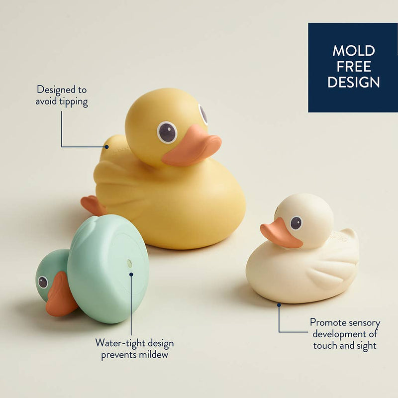 Itzy Ritzy | Itzy Ducky Family™ Bath + Water Table Toys | Mallard Family