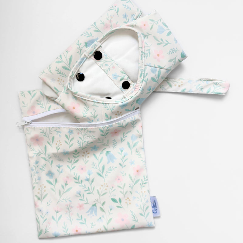 Calla & Friends | The Grayson Waterproof Long Sleeve Bib | Wildflower Dreams