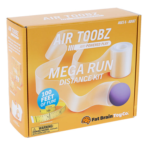 Box of Air Toobz Mega Run Distance Kit by Fat Brain Toy Co on a white background