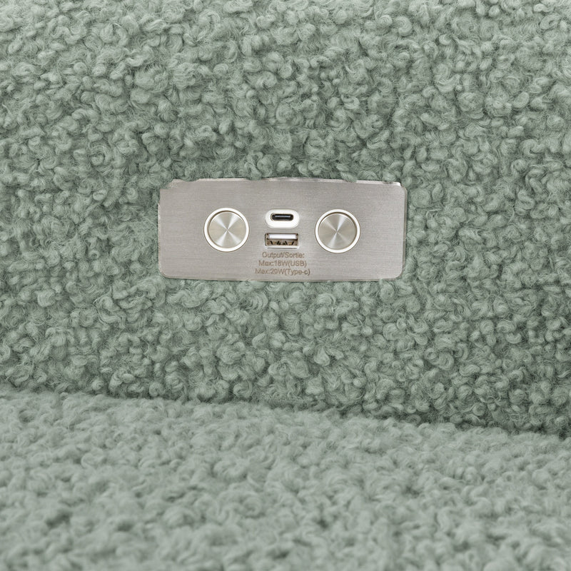 Babyletto Kiwi Electronic Recliner and Swivel Glider with USB port