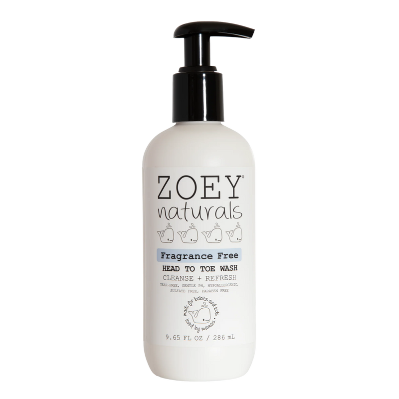 Zoey Naturals | Head To Toe Wash | Fragrance Free