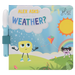 cover of alex asks what is the weather light up library book with magic magnifier attached