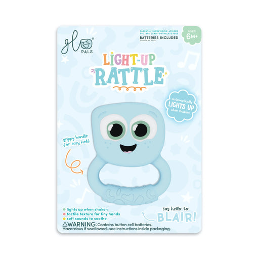 blair light up rattle in retail packaging