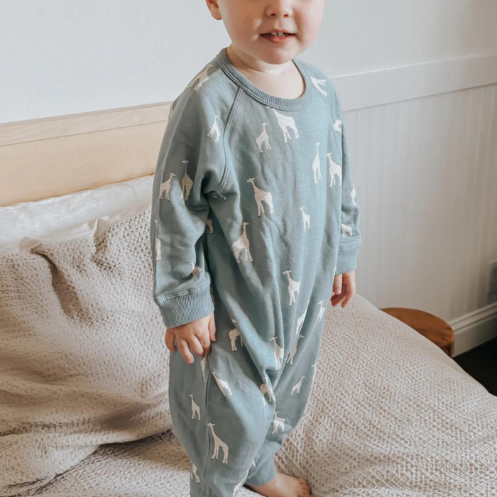 Gunamuna Fleece Jumpsuit | Giraffe Moss