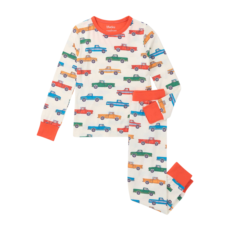 Hatley | Bamboo Pajama Set | Trucks