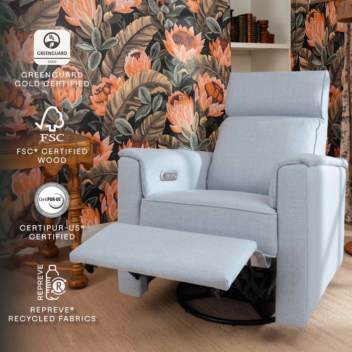 Monogram by Namesake Willa Plus Power Glider Recliner + Power Headrest