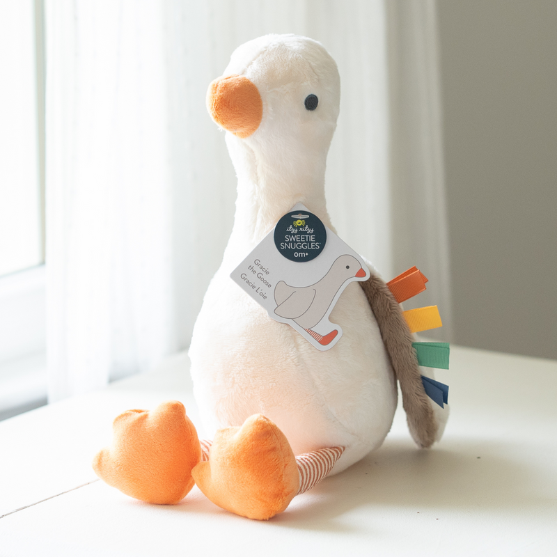 Itzy Ritzy | Sweetie Snuggles Plush | Gracie the Goose