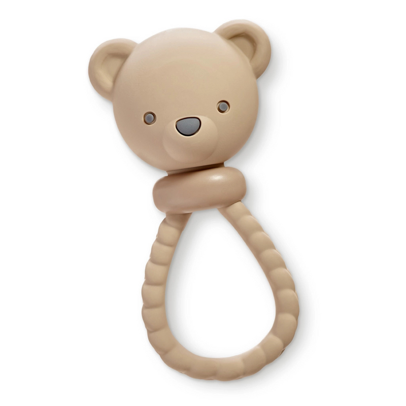 Itzy Ritzy | Bear Sweetie Rattle and Silicone Teether