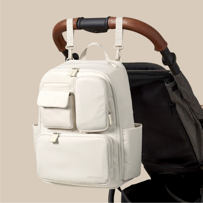 Itzy Ritzy | Belong Utility Backpack Diaper Bag | Cream
