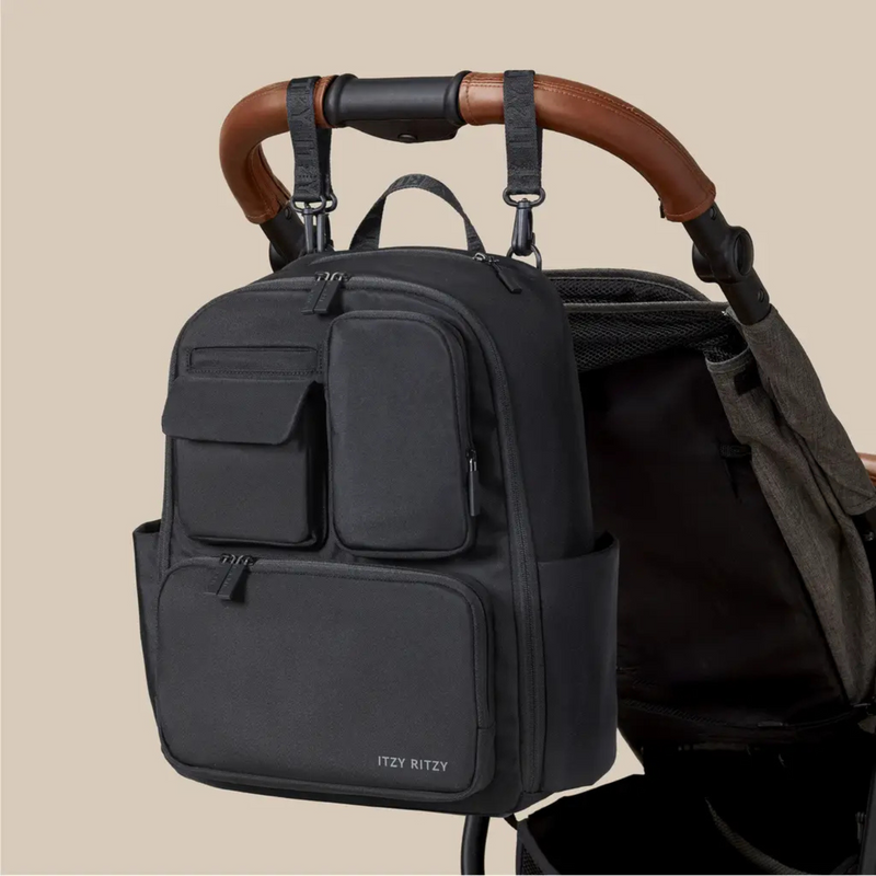 Itzy Ritzy | Belong Utility Backpack Diaper Bag | Black