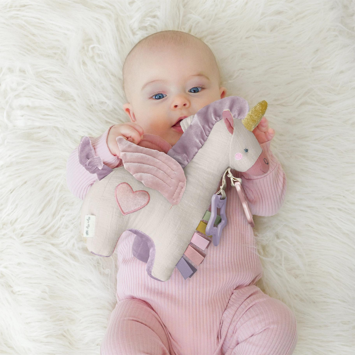 Itzy Ritzy Bespoke Link & Love Activity Plush & Teether Toy | Pegasus