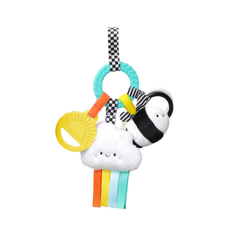 Itzy Ritzy | Bitzy Busy Ring Teething Activity Toy | High Contrast
