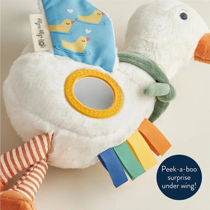 Itzy Ritzy | Bitzy Traveler Developmental Sensory Toy | Goose