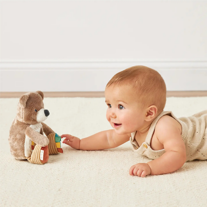 Itzy Ritzy | Sensory Tummy Time Mirror | Theo the Bear