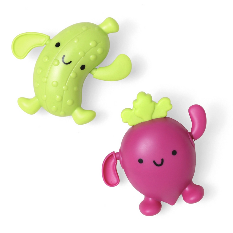 Itzy Ritzy | Silly Swimmers Bath Set | Veggies