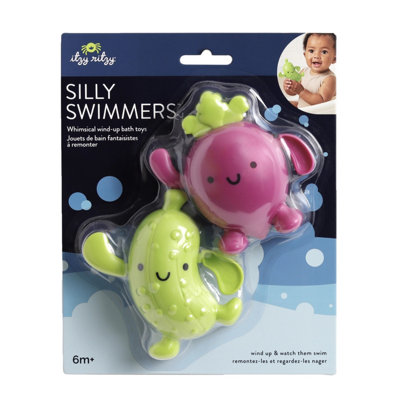 Itzy Ritzy | Silly Swimmers Bath Set | Veggies