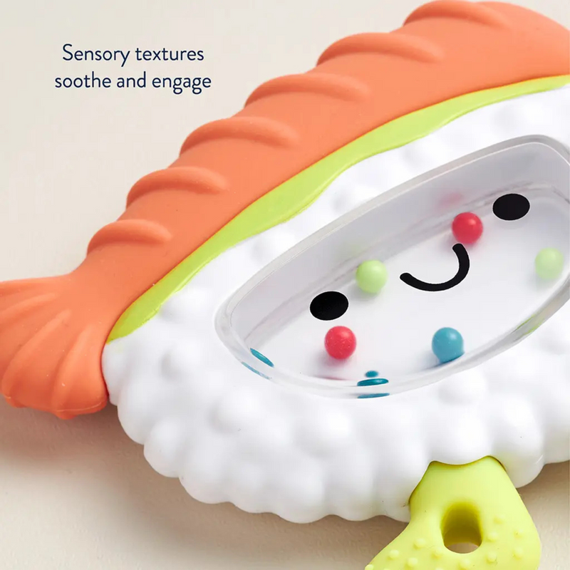 Itzy Ritzy | Sweetie Shake Plus Rattle & Teether | Sushi