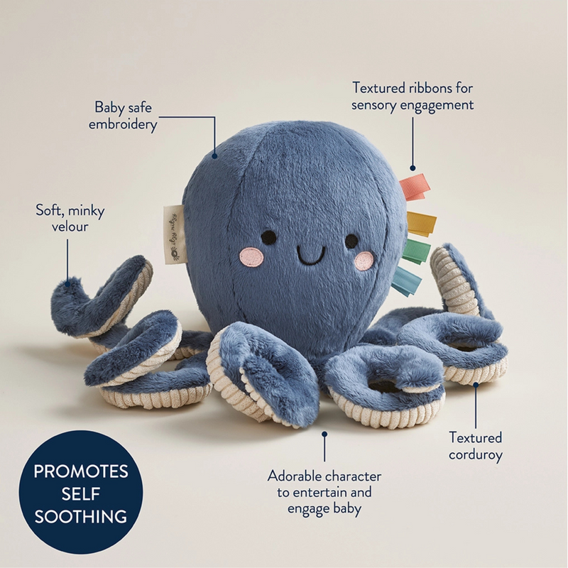 Itzy Ritzy | Sweetie Snuggles Plush | Ollie the Octopus