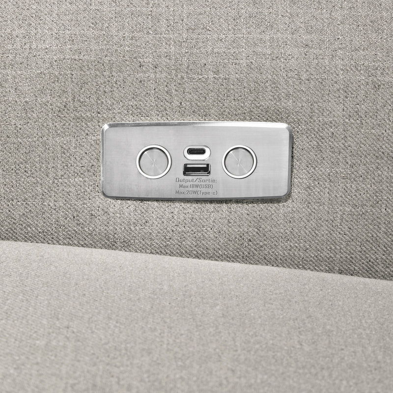 Monogram by Namesake Monroe Power Recliner and Swivel Glider