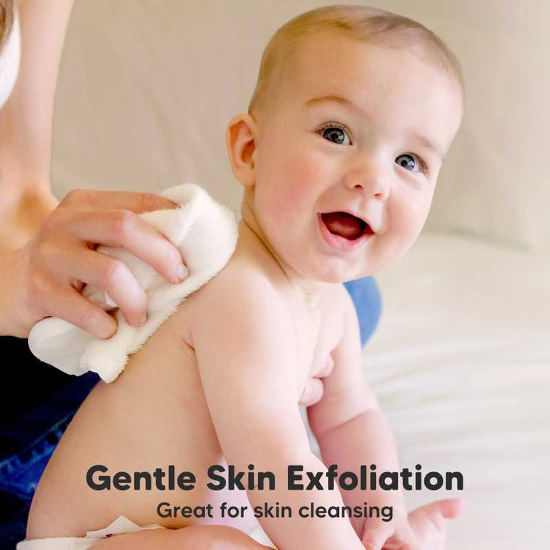 KeaBabies | Baby Washcloths | White