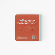 Back cover of the Baseball Baby board book