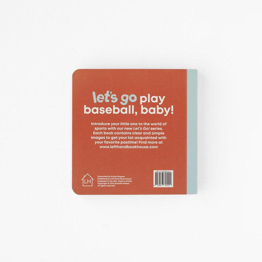 Back cover of the Baseball Baby board book