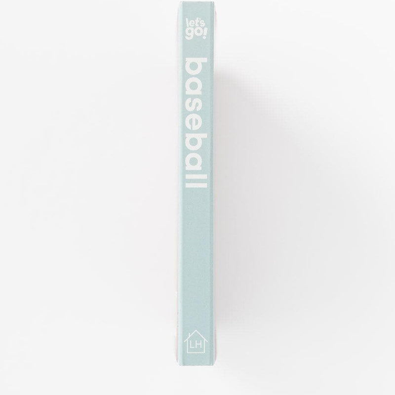 Spine of the Baseball Baby board book