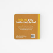 Back cover of the Basketball Baby board book