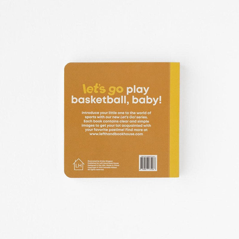 Back cover of the Basketball Baby board book