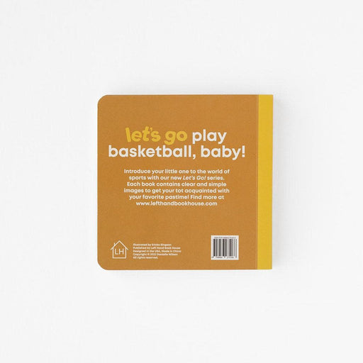 Back cover of the Basketball Baby board book