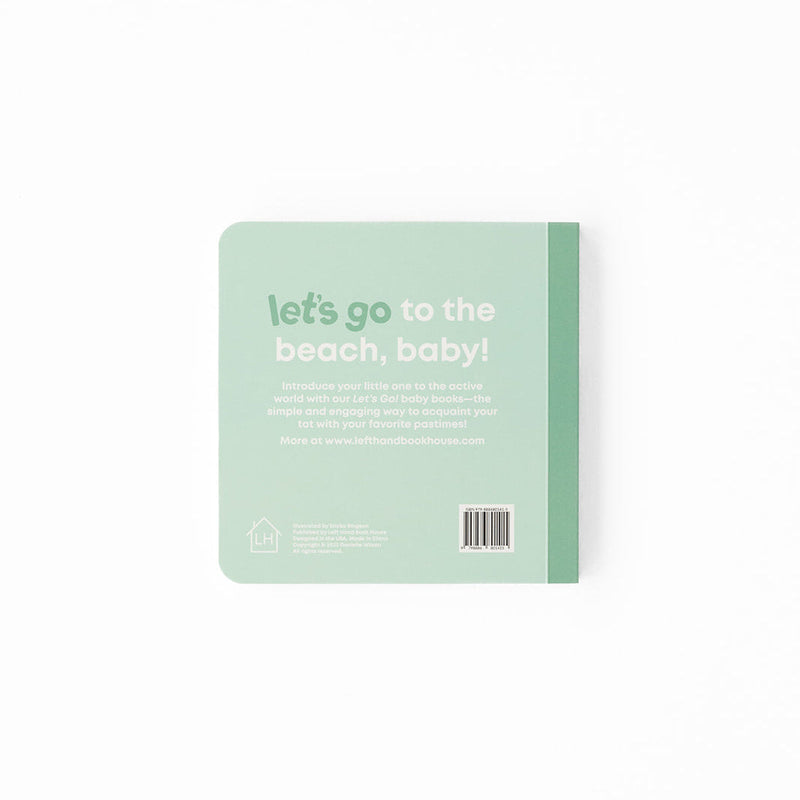 Back cover of the Beach Baby board book
