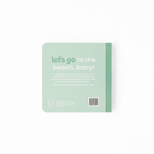 Back cover of the Beach Baby board book