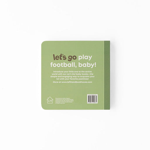 Back cover of the Football Baby board book