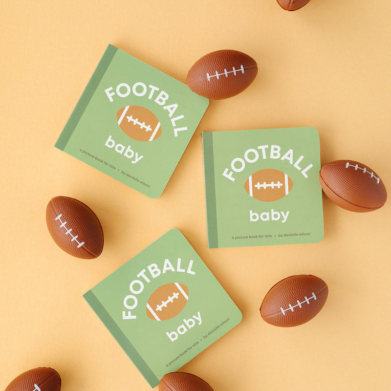 Football Baby board books with mini footballs