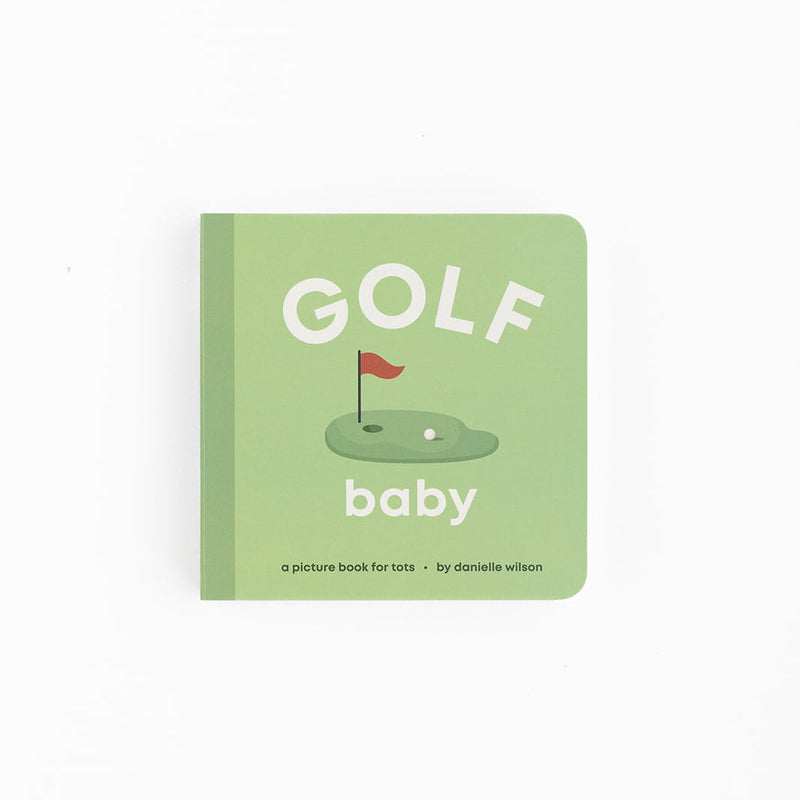 Golf Baby board book by Left Hand Book House, front cover
