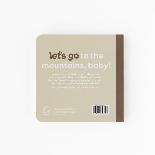 Back cover of the Mountain Baby board book