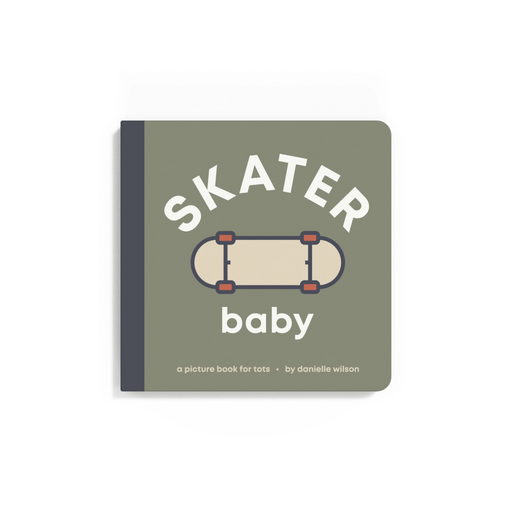 Skater Baby board book by Left Hand Book House, front cover