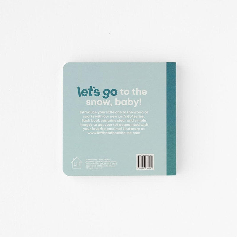 Back cover of the Snow Baby board book