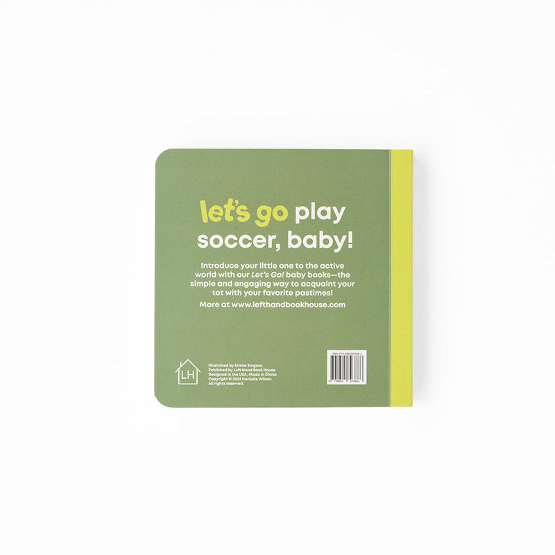 Back cover of the Soccer Baby board book