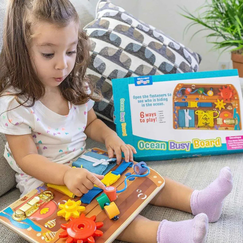 Little Hippo Books | Brilliant Baby Ocean Busy Board
